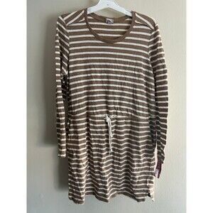 Merona Women’s Knit Striped Leasure Dress size XL